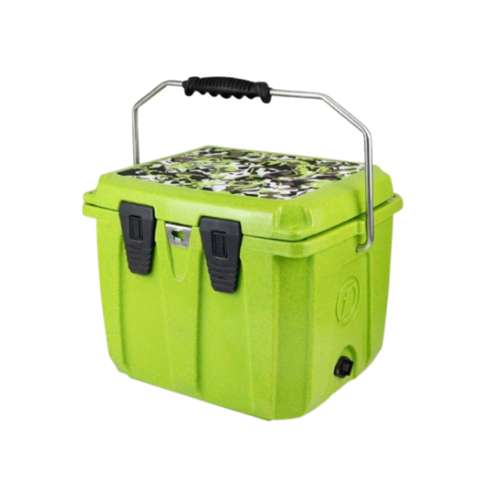 ถังน้ำแข็งเกรดพรีเมี่ยม FEELFREE ขนาด 25 ลิตร สี LIME CAMO
